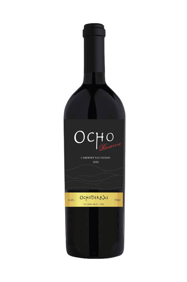 Rượu vang Ocho Reserva Cabernet Sauvignon.