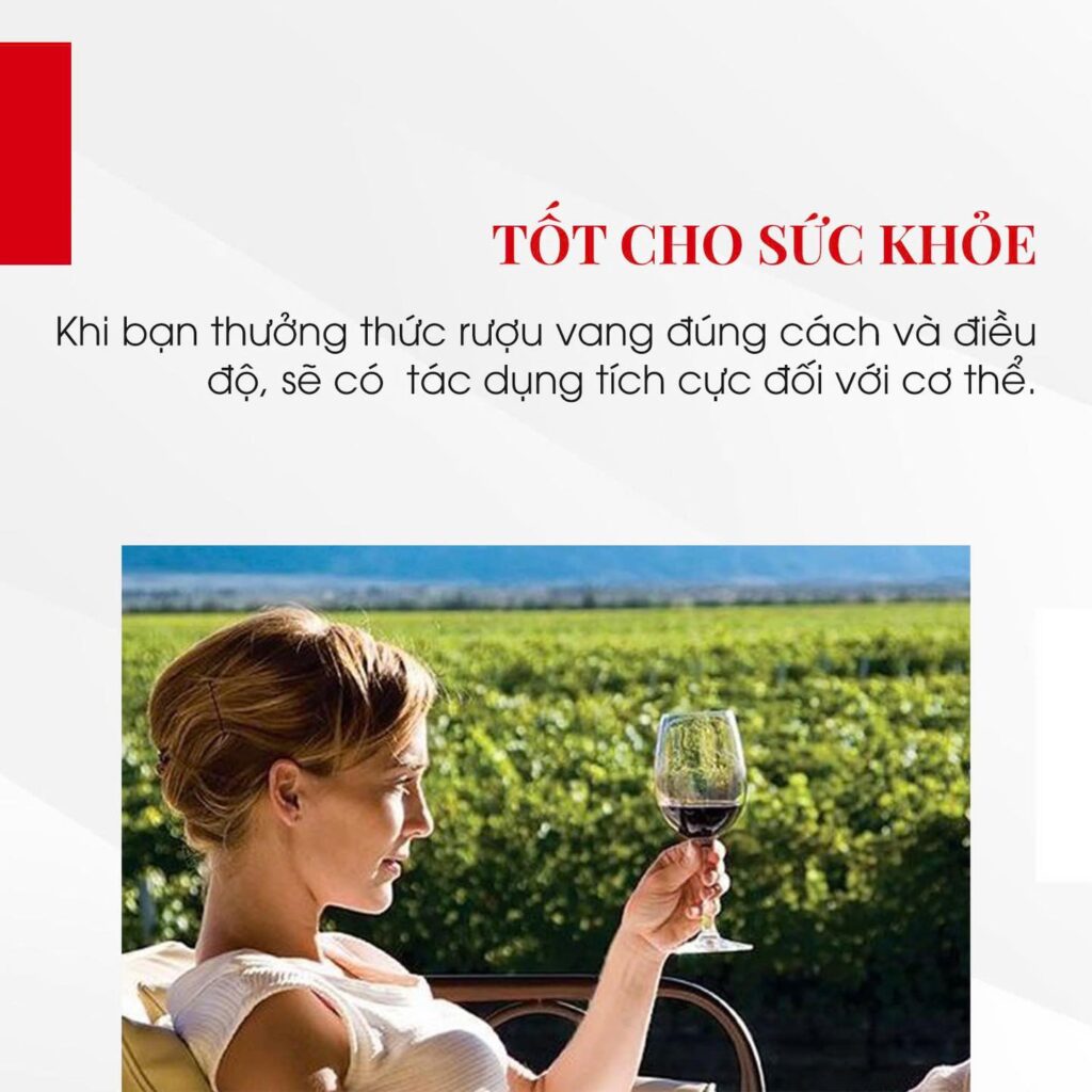 rượu vang tốt cho sức khỏe