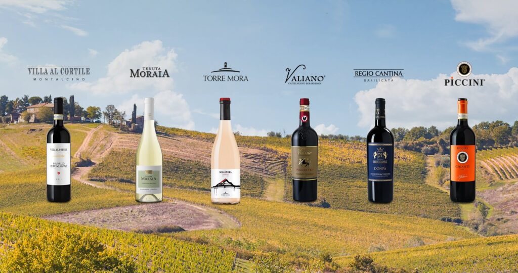 Các dòng rượu vang nổi bật của nhà sản xuất Tenute Piccini 