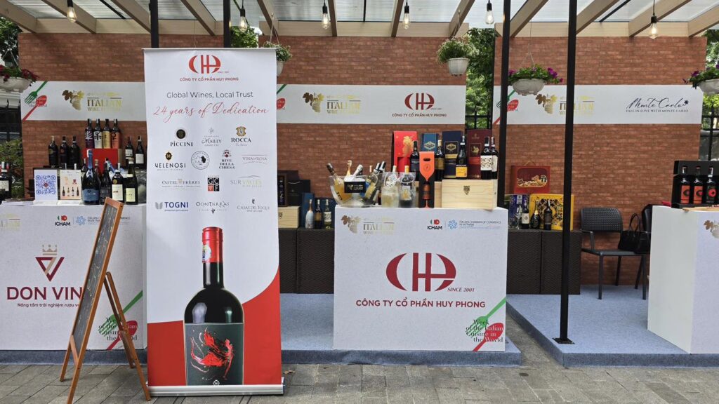 Vang Huy Phong tại Lễ hội Vang Ý ICHAM 2025