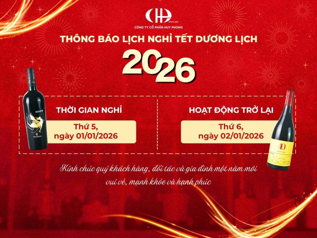 LỊCH NGHỈ TẾT DƯƠNG LỊCH 2026 TẠI VANG HUY PHONG