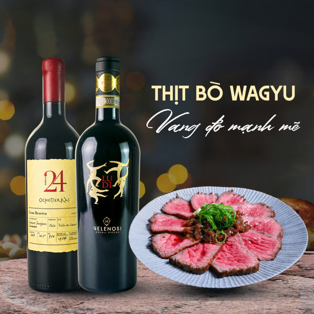 Chọn rượu vang cho bữa tối Giáng sinh: Vang đỏ và món ăn