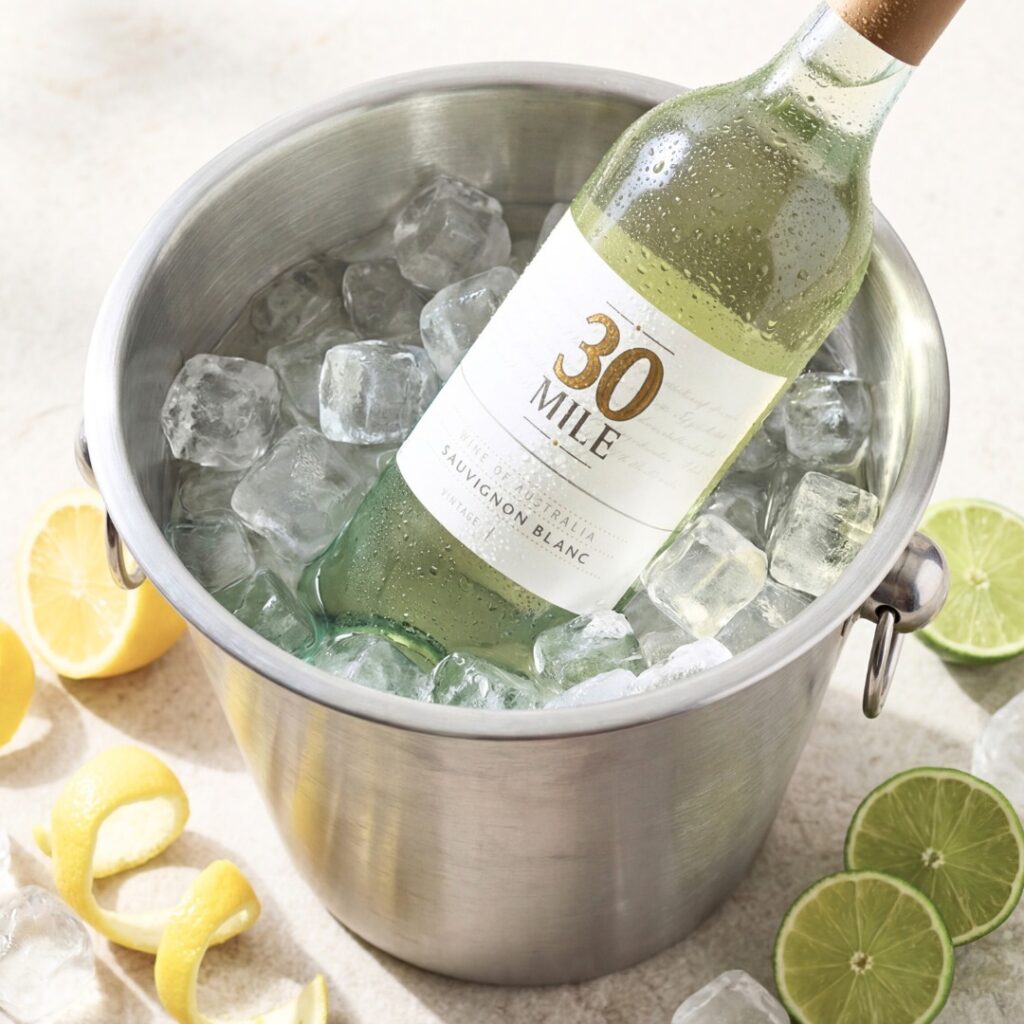 Cách ướp lạnh nhanh vang trắng