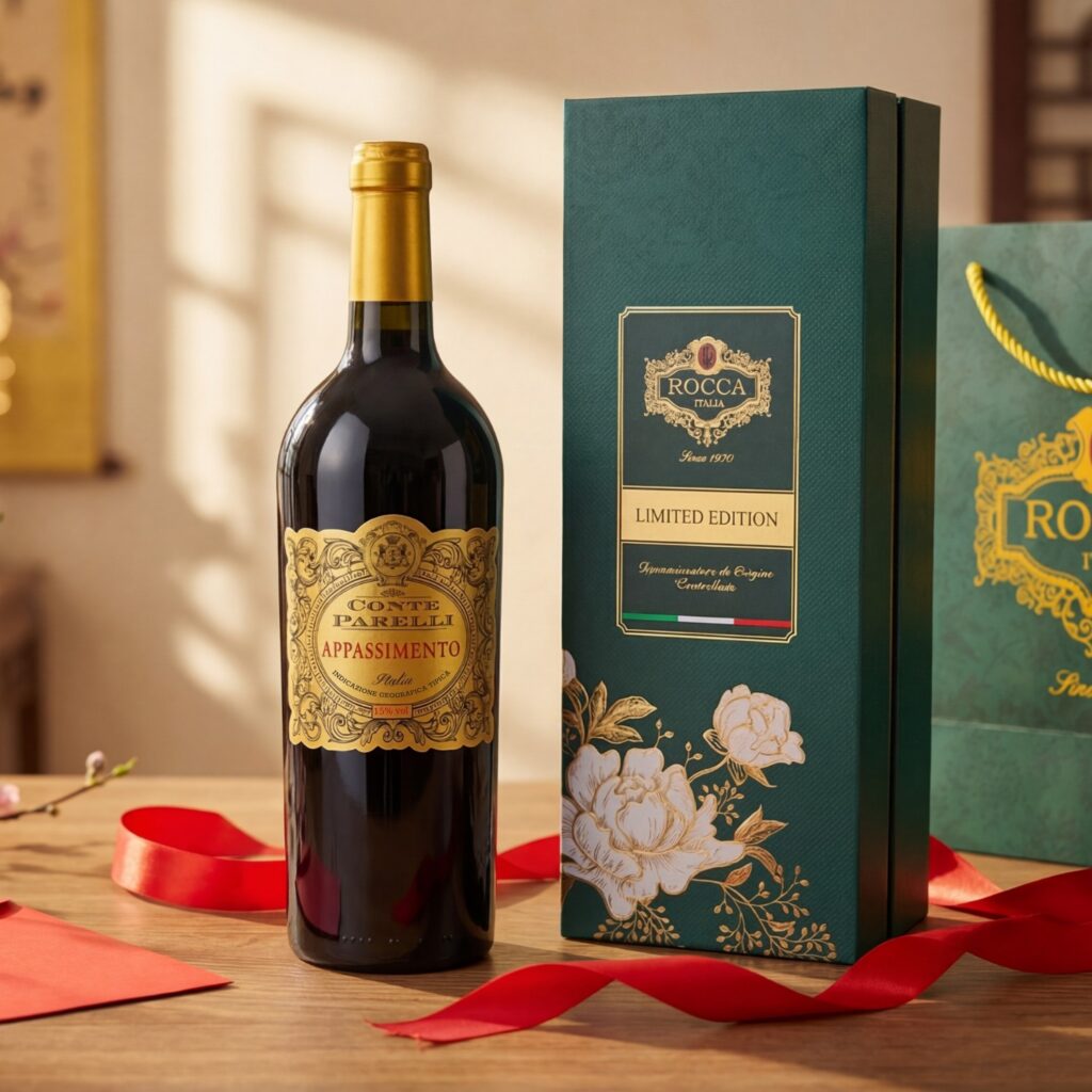 Tặng vang cho đối tác: Hình thức sang trọng giúp món quà thêm vẹn tròn