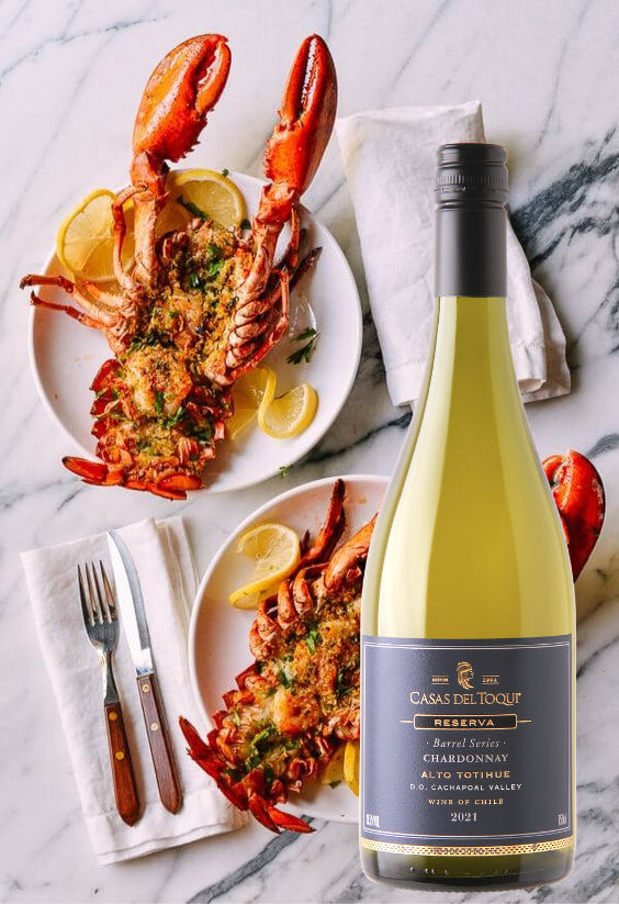 Rượu vang Chile ngon - Casas Del Toqui Chardonnay