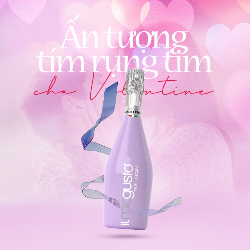 Rượu vang cho dịp lễ tình nhân: Il Miogusto Fruitti Bosco