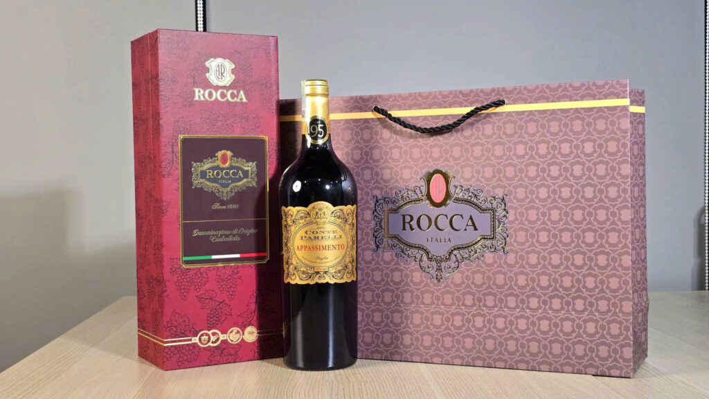 Chọn rượu vang - Set vang đỏ Ý cao cấp - Conte Parelli