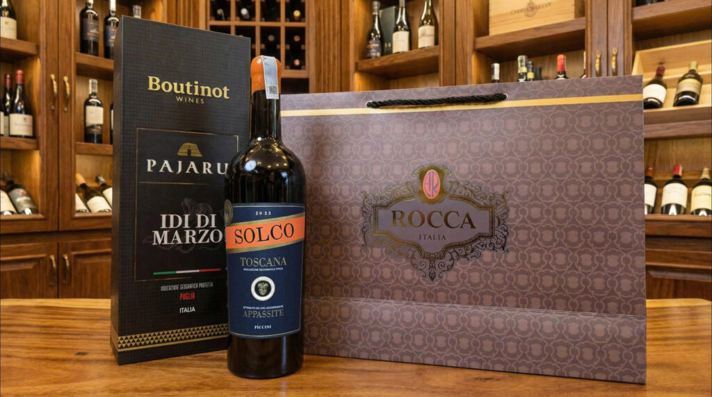 Set vang đỏ Ý Piccini Solco leggero Appassimento Toscana IGT