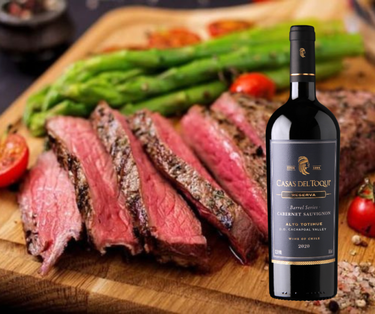 Chai vang đỏ Chile - Casas Del Toqui Barrel Reserva