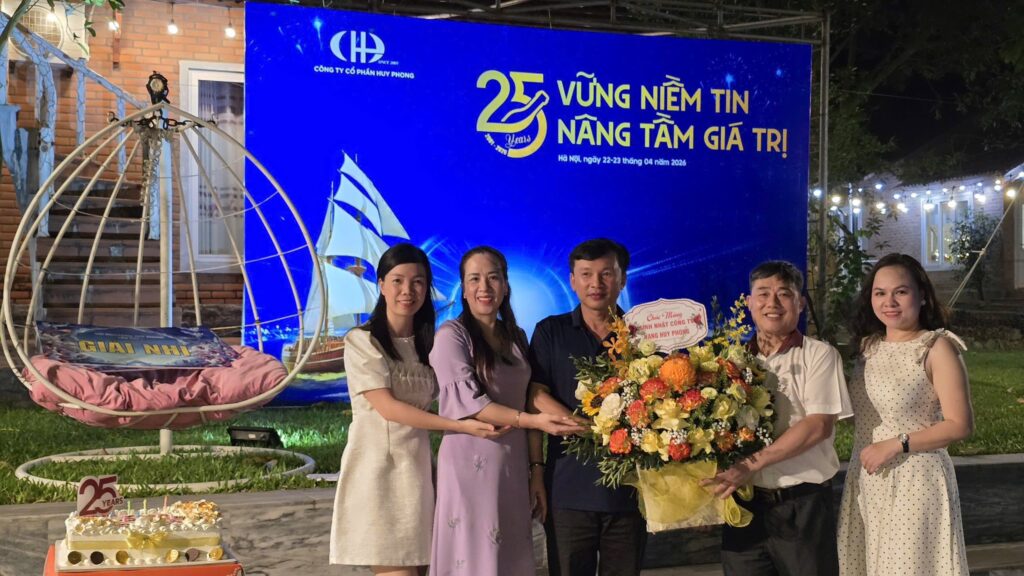 Chúc mừng Kỷ niệm 25 năm thành lập Công ty Huy Phong 