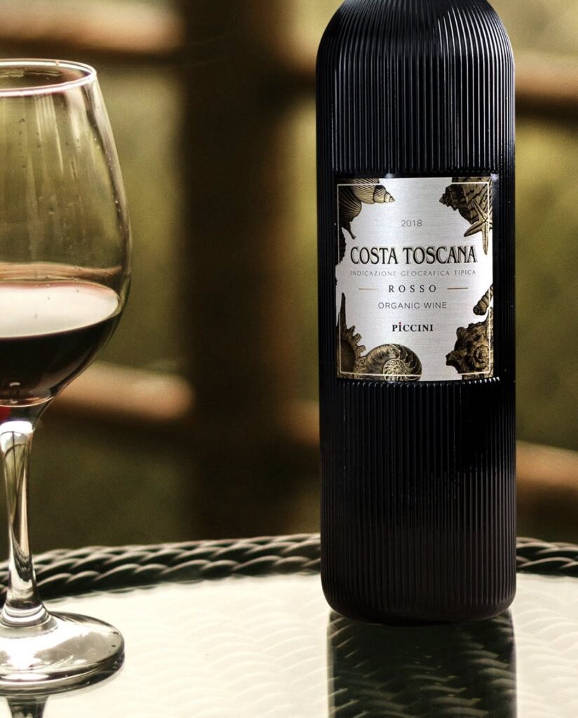 Costa Toscana đỏ - Vang đỏ hữu cơ mềm mại
